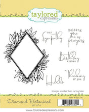 Load image into Gallery viewer, Taylored Expressions Stamp Set Diamond Botanical (TELG06)
