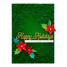 Load image into Gallery viewer, Spellbinders Paper Arts 3-D Embossing Folder Holiday Floral (E3D-041)

