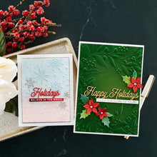 Load image into Gallery viewer, Spellbinders Paper Arts 3-D Embossing Folder Holiday Floral (E3D-041)
