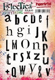 PaperArtsy Eclectica3 Lower Case by Everything Art (EEA05)