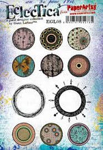 Load image into Gallery viewer, PaperArtsy Eclectica3 Rubber Stamp Set Mark Making Circles designed by Gwen Lafleur (EGL08)
