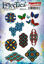 Load image into Gallery viewer, PaperArtsy Eclectica3 Rubber Stamp Set Mini Mandalas designed by Gwen Lafleur (EGL10)
