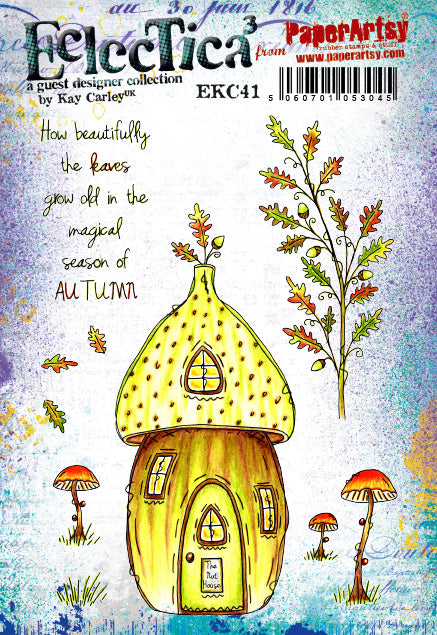 PaperArtsy Eclectica3 Stamp Set The Nut House by Kay Carley (EKC41)