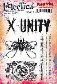 PaperArtsy Eclectica3 Rubber Stamp Set Unity designed by Seth Apter (ESA16)