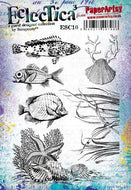 PaperArtsy Stamp Set Fish designed by Scrapcosy (ESC10)