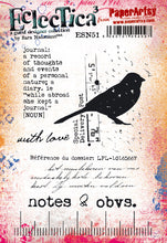 Load image into Gallery viewer, PaperArtsy Stamp Set Notes &amp; Obvs. by Sara Naumann (ESN51)
