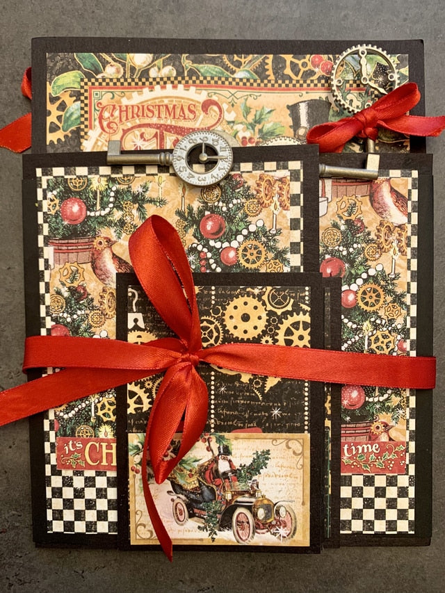 Graphic 45 12 x 12 Scrapbook Paper - Christmas Time Collection