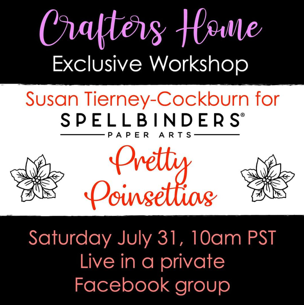 Spellbinders Pretty Poinsettias Kit with Susan Tierney-Cockburn