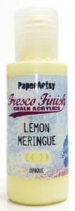 PaperArtsy Fresco Finish Chalk Acrylics Lemon Meringue Opaque (FF142)