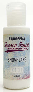 PaperArtsy Fresco Finish Chalk Acrylics Snowflake Opaque (FF15)