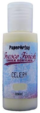 PaperArtsy Fresco Finish Chalk Acrylics Celery Opaque (FF179)