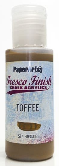 PaperArtsy Fresco Finish Chalk Acrylics Toffee Semi-Opaque (FF74)