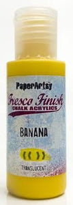 PaperArtsy Fresco Finish Chalk Acrylics Banana Translucent (FF91)
