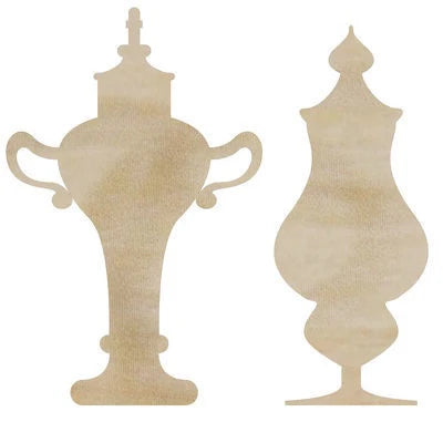 Kasiercraft Wooden Flourishes Decorative Bottles (FL507)