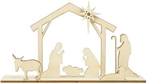 Kaisercraft Wooden Flourish Scenes - Nativity Scene (FL572)