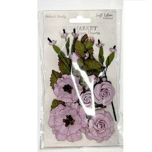 49 and Market Paper Flowers Nature's Bounty Soft Lilac (FM-38428)