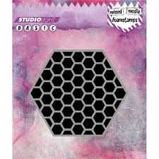 Studio Light Mixed Media Foam Stamp -Honeycomb (FOAMSL09)