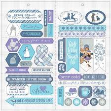 Authentique Frosted Collection 12" x 12" Elements (FRS007)