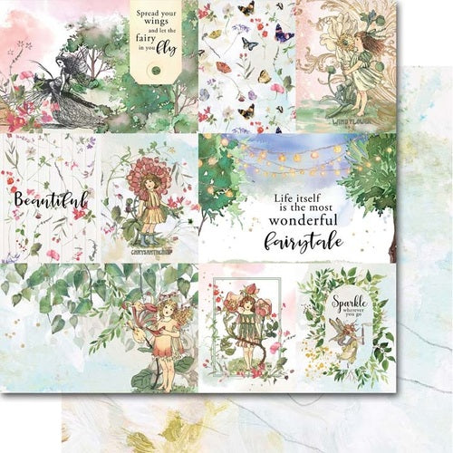 Memory Place Enchanted Collection 12x12 Scrapbook Paper Fairytale (MP-60820)