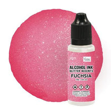 Load image into Gallery viewer, Couture Creations Glitter Accents Alcohol Ink Fuchsia (CO727668)
