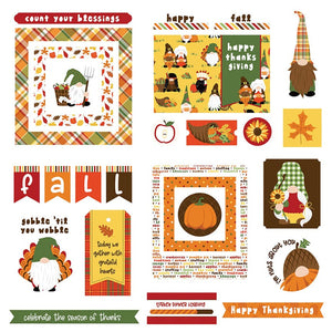 Photoplay Paper Gnomes for the Holidays Thanksgiving Ephemera Die Cuts (GNT2265)