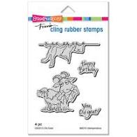 Stampendous Fran's Cling Rubber Stamps- Santa Wink (QS5040) – Everything  Mixed Media