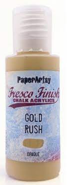 PaperArtsy Fresco Finish Chalk Acrylics Gold Rush Opaque (FF204)