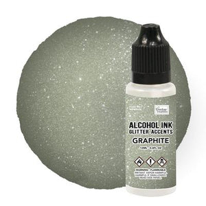 Couture Creations Glitter Accents Alcohol Ink Graphite (CO727665)