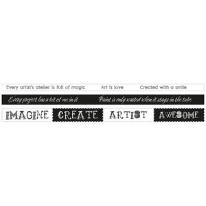 Studio Light Grunge Artist's Atelier Collection Washi Tape Create (SL-GR-WASHI03)