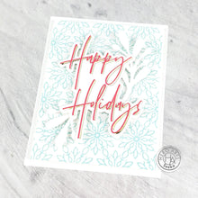 Load image into Gallery viewer, Hero Arts Clear Stamp &amp; Hot Foil Plate Happy Holidays (CM646)
