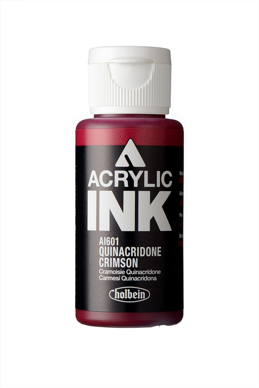 Holbein Paint Marker- Acrylic Ink- Quinacridone Crimson (AI601)
