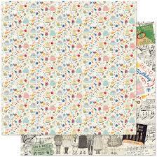 Authentique - 12" x 12" Scrapbook Paper - Hooray Collection - Hooray One (HRY001)