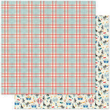 Authentique - 12" x 12" Scrapbook Paper - Hooray Collection - Hooray Five (HRY005)