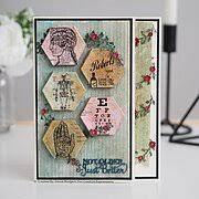Creative Expressions Craft Dies by Jamie Rodgers Canvas Collection Hexagon (CEDJR004)