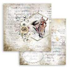 Stamperia Romantic Collection Horses 12x12 Paper Pack (SBBL90)