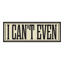 Knock Knock - I Can't Even Sticker - Now Retired