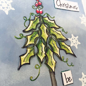 PaperArtsy Eclectica3 Stamp Set May Your Christmas be Magical designed by Kay Carley (EKC42)