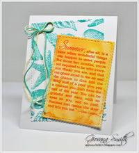 Load image into Gallery viewer, Impression Obsession Rubber Stamps Cover A Card Shell Background (CC317)
