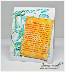 Impression Obsession Rubber Stamps Cover A Card Shell Background (CC317)
