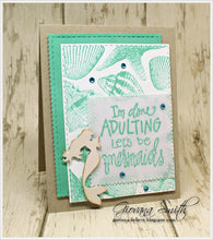 Load image into Gallery viewer, Impression Obsession Rubber Stamps Cover A Card Shell Background (CC317)
