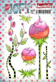 PaperArtsy Rubber Stamp Set Big Blooms designed by Jo Firth-Young (JOFY94)