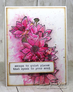Impression Obsession Rubber Stamps Quiet Places (B13979)