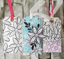 Load image into Gallery viewer, PaperArtsy Rubber Stamp Set Flowers &amp; Dots designed by Jo Firth-Young (JOFY101)
