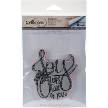 Load image into Gallery viewer, Spellbinders Paper Arts Stamps Joy Looks Good On You (STP-036)
