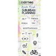 Suburban Planning Planner Stamp Set by Michelle McCosh July