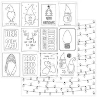 Photoplay Colorplay Color Me Kringle 12x12 Scrapbook Paper (KRG9529)