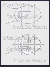 Load image into Gallery viewer, StencilGirl Products- Face Map Front Stencil (L075)
