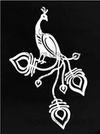 StencilGirl Products - Gwen Lafleur Ornamental Peacock Stencil L403