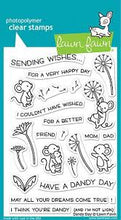 Load image into Gallery viewer, LawnFawn Photopolymer Clear Stamp &amp; Die Set Dandy Day (LF2217)
