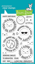 Load image into Gallery viewer, LawnFawn Photopolymer Clear Stamps Reveal Wheel Circle Sentiments (LF2225)
